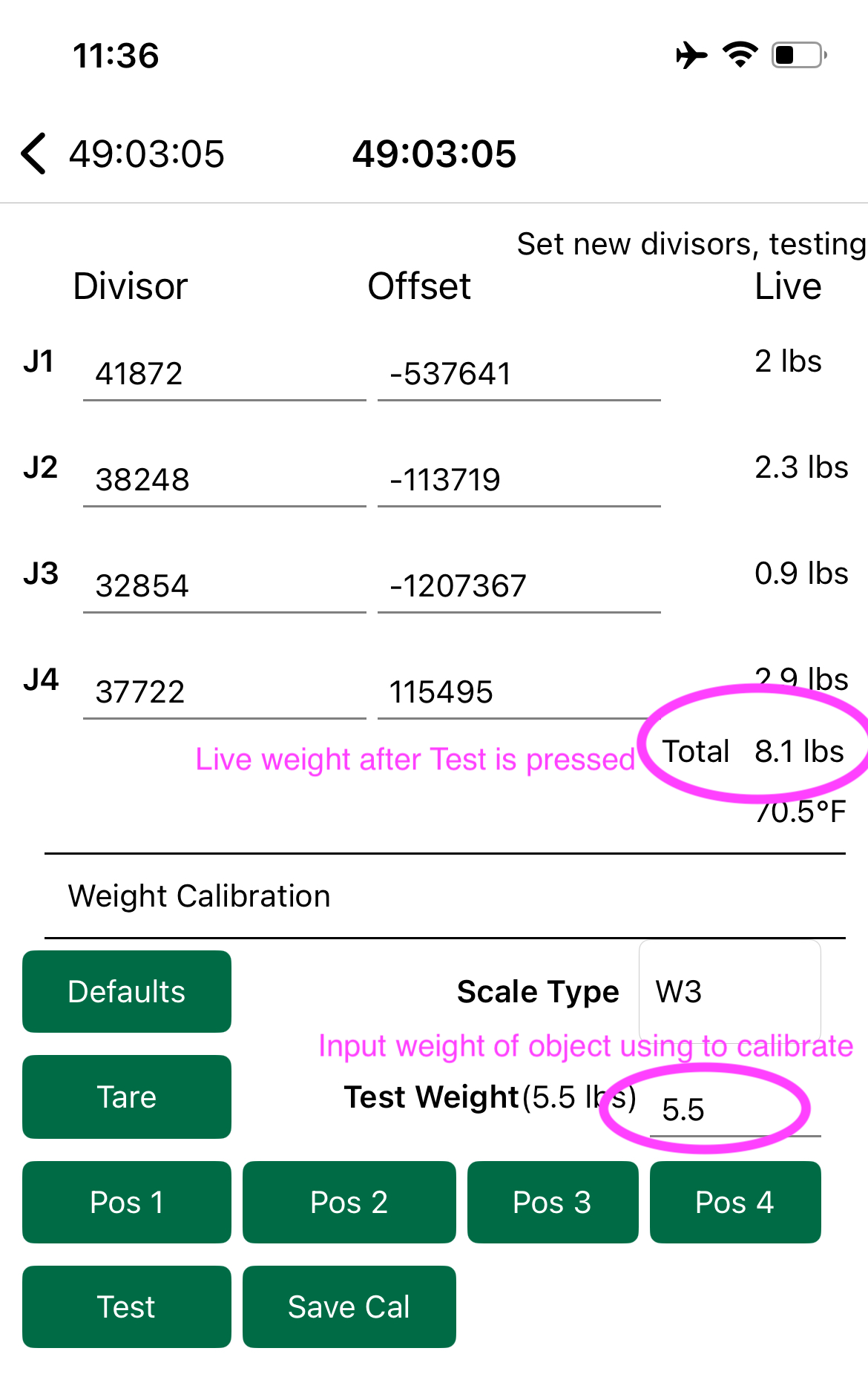 Bapp Calibration Annotated