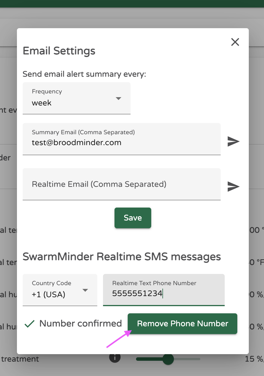SMS entfernen